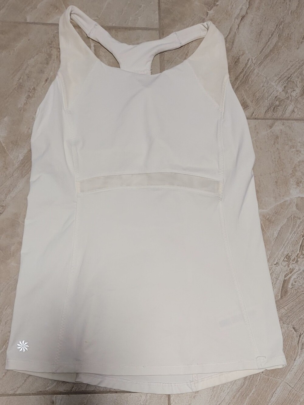 Athleta Strapless White Tank